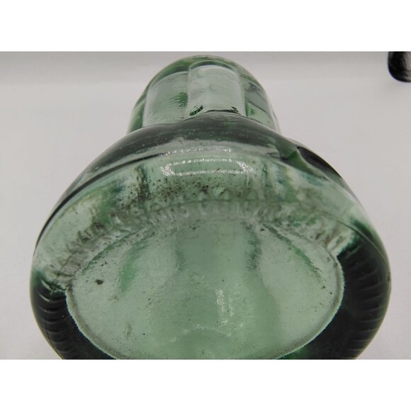 Green Coke Glass Bottle Vintage 6.5 Oz Coca-Cola Embossed Logo Money Back Text - Picture 10 of 13